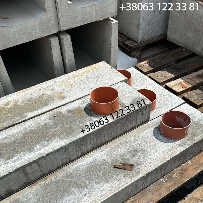 Бетонні лотки з чавунною решіткою різних розмірів з доставкою