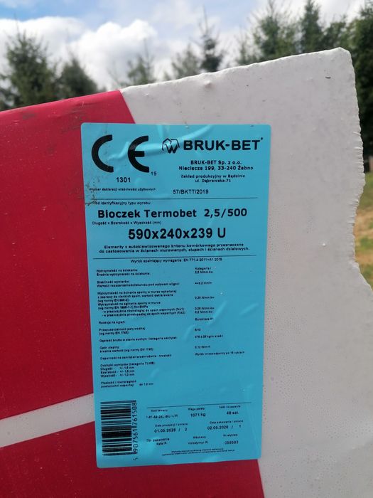 Gazobeton suporex solbet termobet bloczki