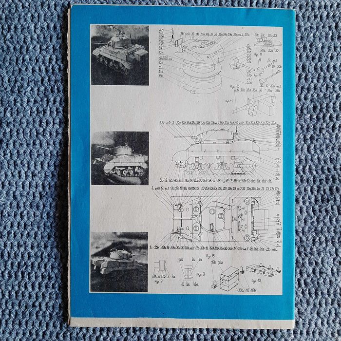 Mały Modelarz (1990) - 3/90. Model Kartonowy: Czołg Lekki M5A1 Stuart VI
