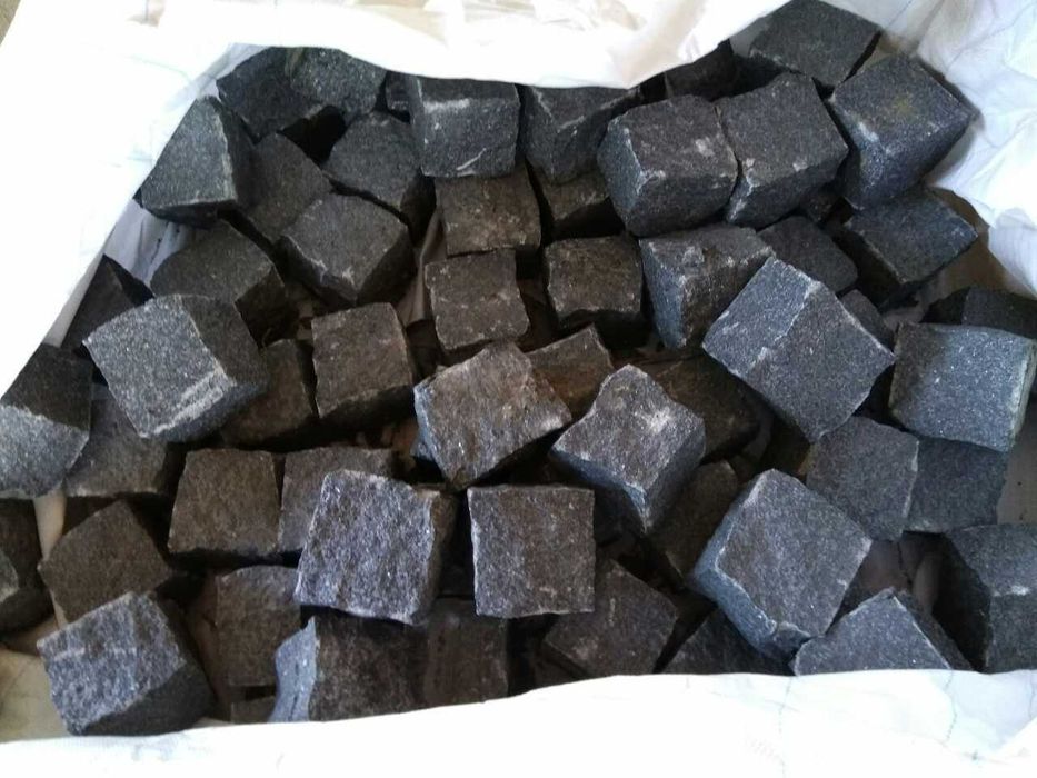 Czarna Kostka brukowa Granitowa łupana 8/11, 4/6, 6/8 PROMOCJA !!