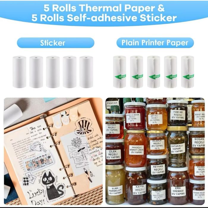 Термопапір для Mini printer 9 рулонів