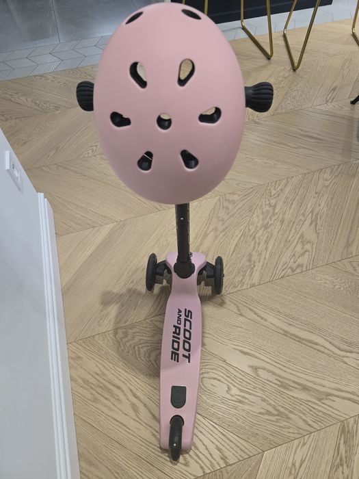 Hulajnoga Scoot and Ride - Highwaykick 3 Led Rose + Kask 51-55