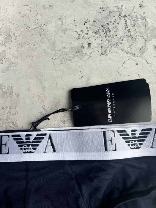 Чоловічі труси бріфи Emporio Armani М,L білизна сині еа7 набір фірмові армані сліпи   Набір еа7