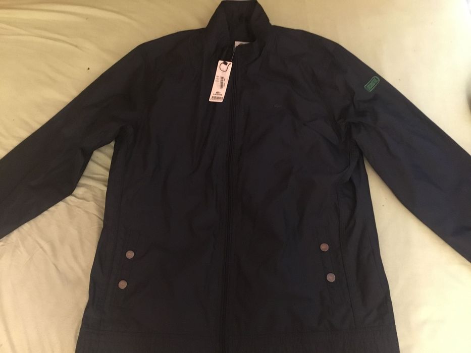 Lacoste……..Kurtka męska lekka wiosenna  głęboki granat 3Xl nowa z metkami