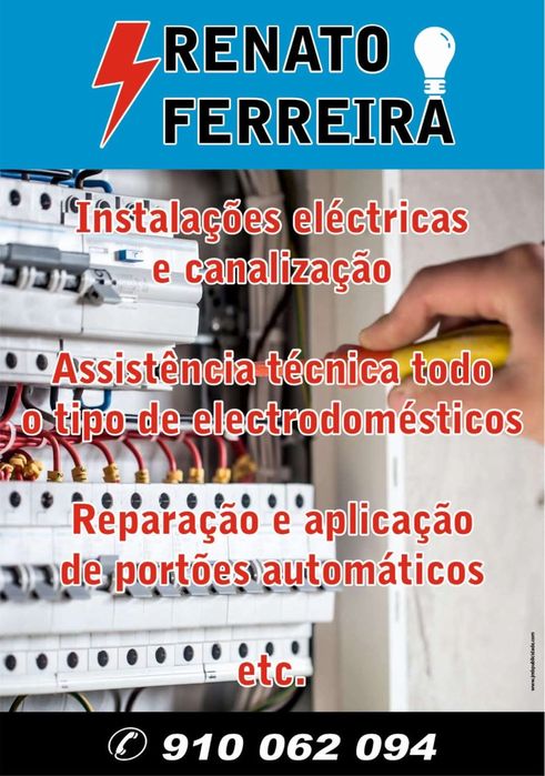 Reparacao instalacao de portoes automaticos eletrodomesticos