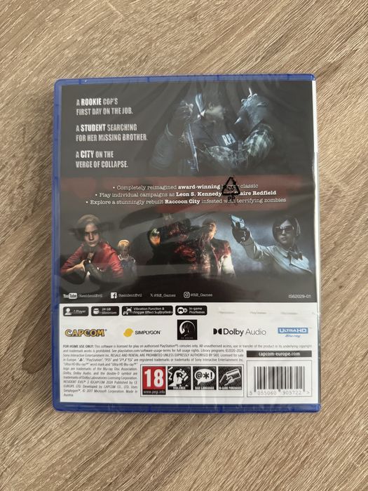 Resident Evil 2 PS5 nowa w folii polska wersja