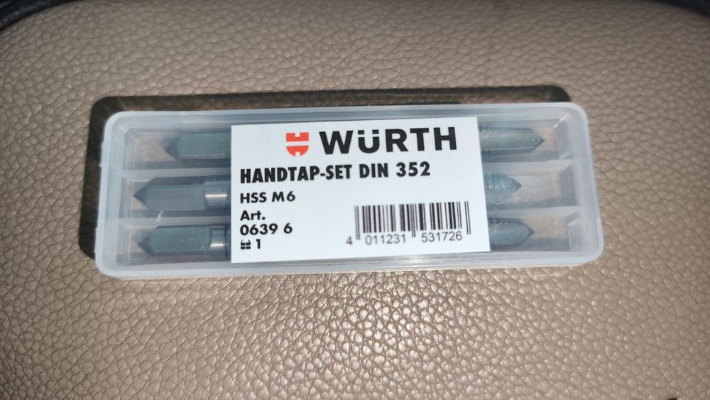 Мечики ,метчики комплект Wurth 3-5 уп,4-5 уп , 5-4 уп шт,6-4 уп, 8 - 4 уп