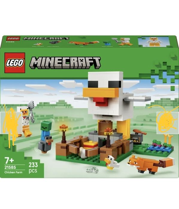 LEGO Minecraft, Farma kurczaków, 21585