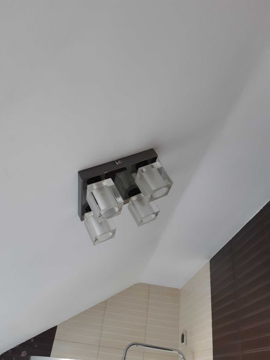 Lampa sufitowa i kinkiet komplet