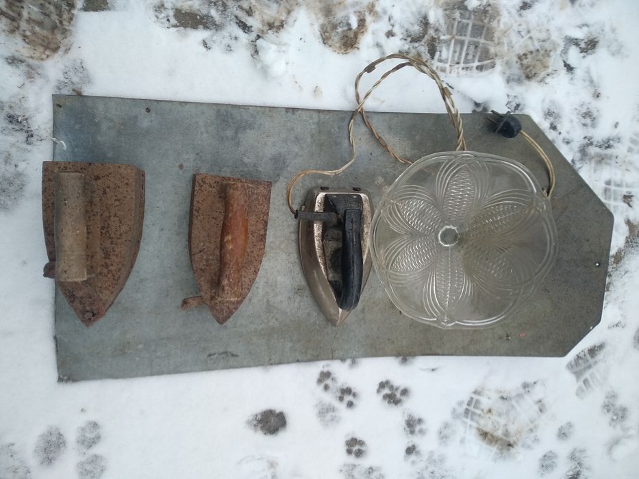 Праска  електрична, утюг на углях