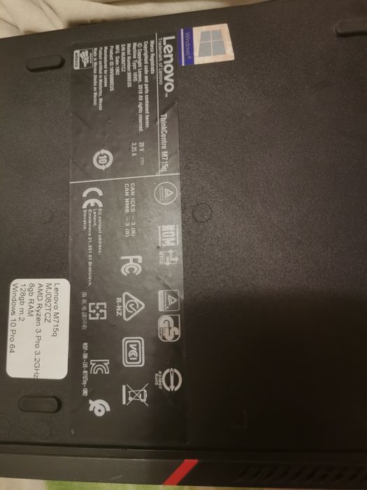 Міні ПК Lenovo Ryzen 3 pro, 8/128 GB m.2, Wi-Fi , win 11