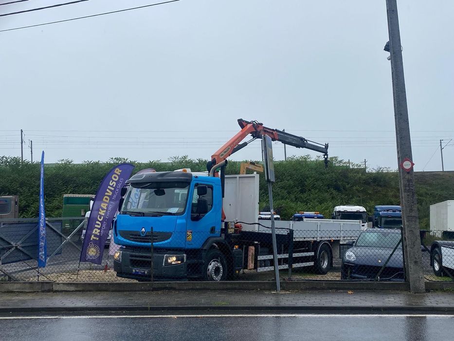 RENAULT PREMIUM 340 GRUA PALFINGER CAIXA TOP !!!