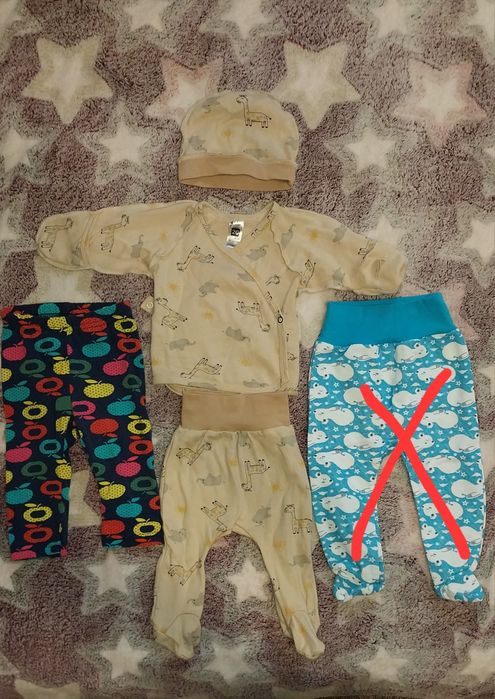 Дитячі речі р. 50, 56, 62, 68, 74, 80. Бодіки чоловічки штани вишиванк