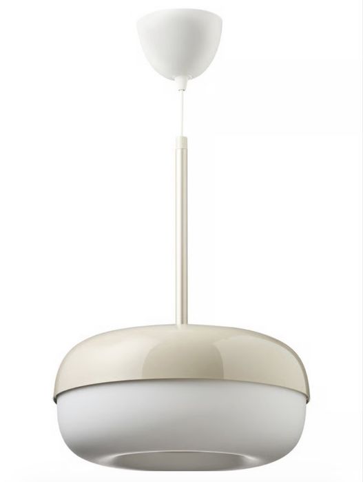 Lampa wisząca, beżowa