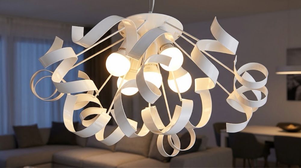 Candeeiro de teto Novo Conforama ZOE 5 luzes 6w 30x60x60cm branco