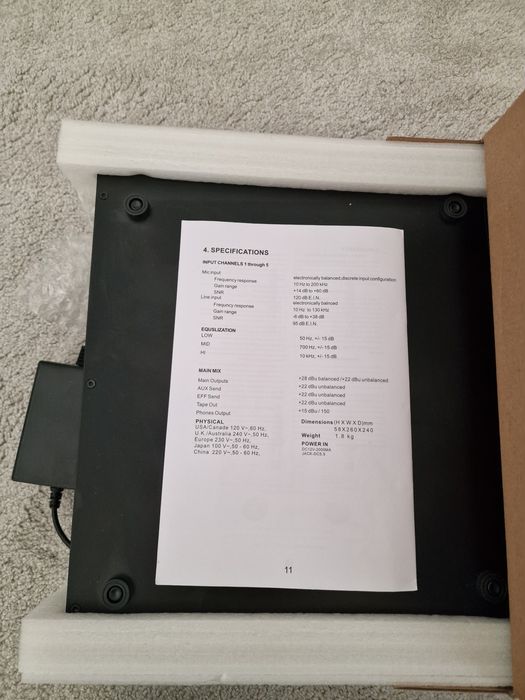 Professional Audio Mixer – 4 Channels – NEW64552362628993122