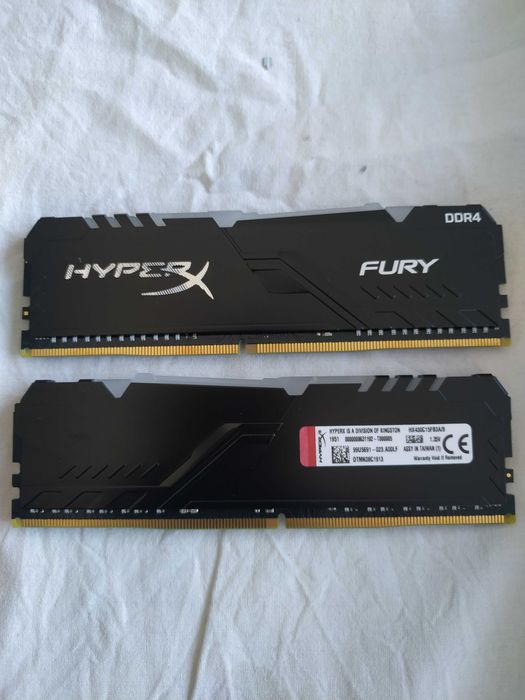 Kit Ryzen 7 2700x, Ram Hyperex Fury 2x8, Gigabyte B450M Gaming