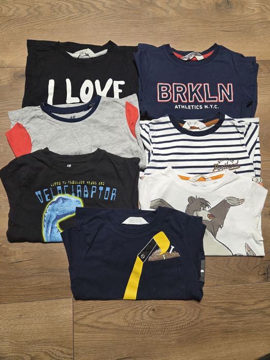 Koszulka długi rękaw 98/104 H&M