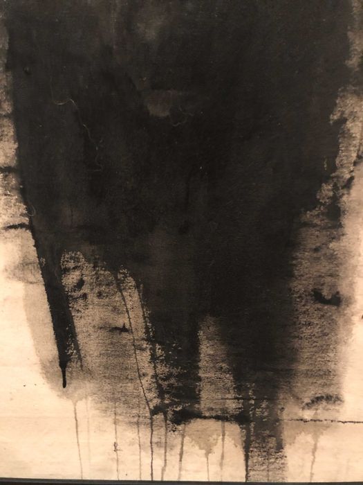 Óleo sobre tela cru - Cabeça de Cristo