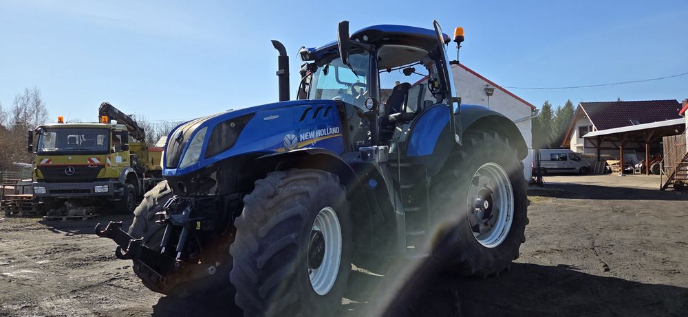 Ciągnik rolniczy New Holland T 7.315. Wom  Tuż Nawigacja
