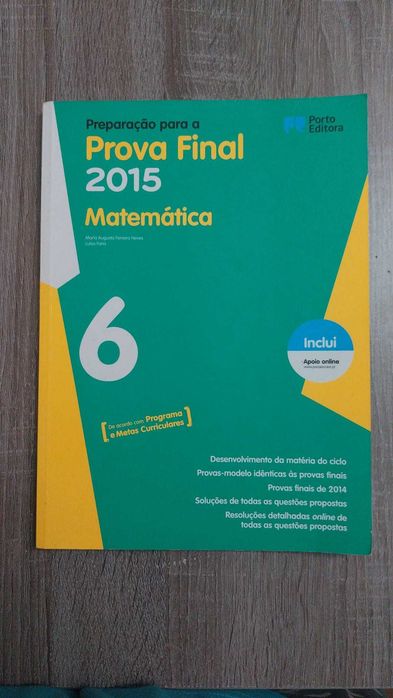 Preparação para a Prova Final 2015 Matemática 6º ano