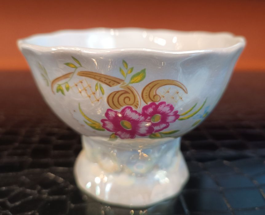 Кувшинчик молочник фарфор Городница сахарница перламутр Полонное СССР