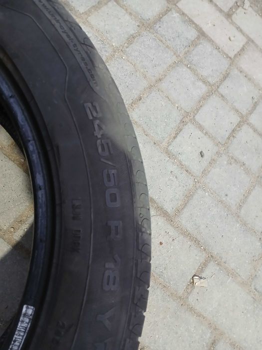 2x używane opony letnie 245/50 R18 Uniroyal  Montaż GWARANCJA