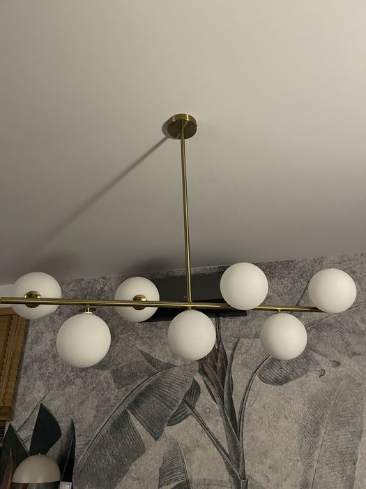 Lampa sufitowa mosiężna