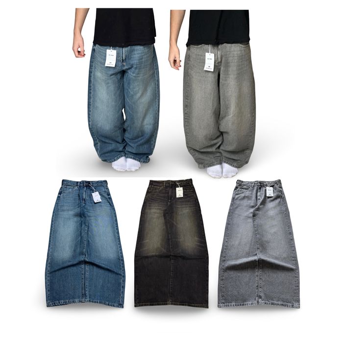 Широкі Джинси Pull&Bear Super Baggy Jeans супер беггі скейтер mega