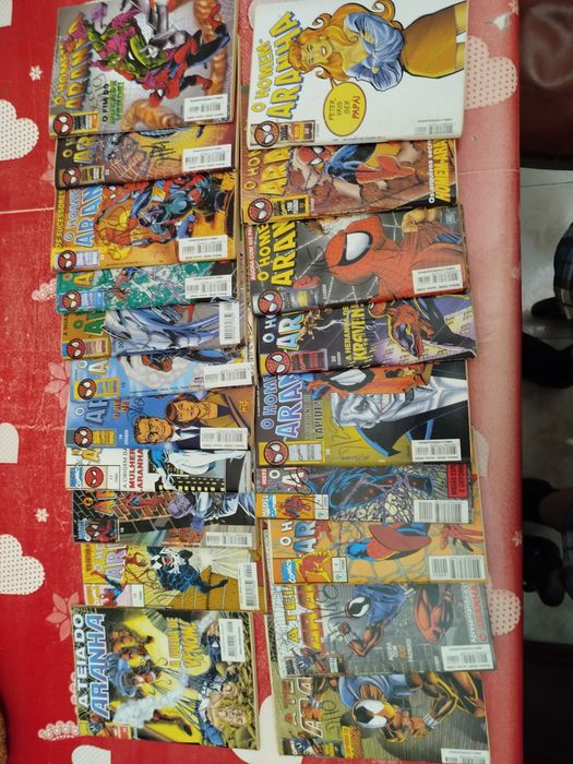 Lote 20 BDs Homem-Aranha Anos 90 (Editora Abril) - Saga do Clone