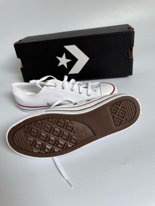 Nowe trampki unisex CONVERSE białe 37,5