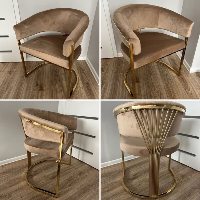 Krzesło w stylu  glamour