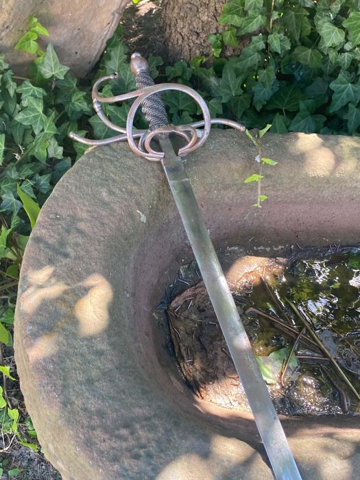 Bardzo Stary Rapier Ręcznie kuty