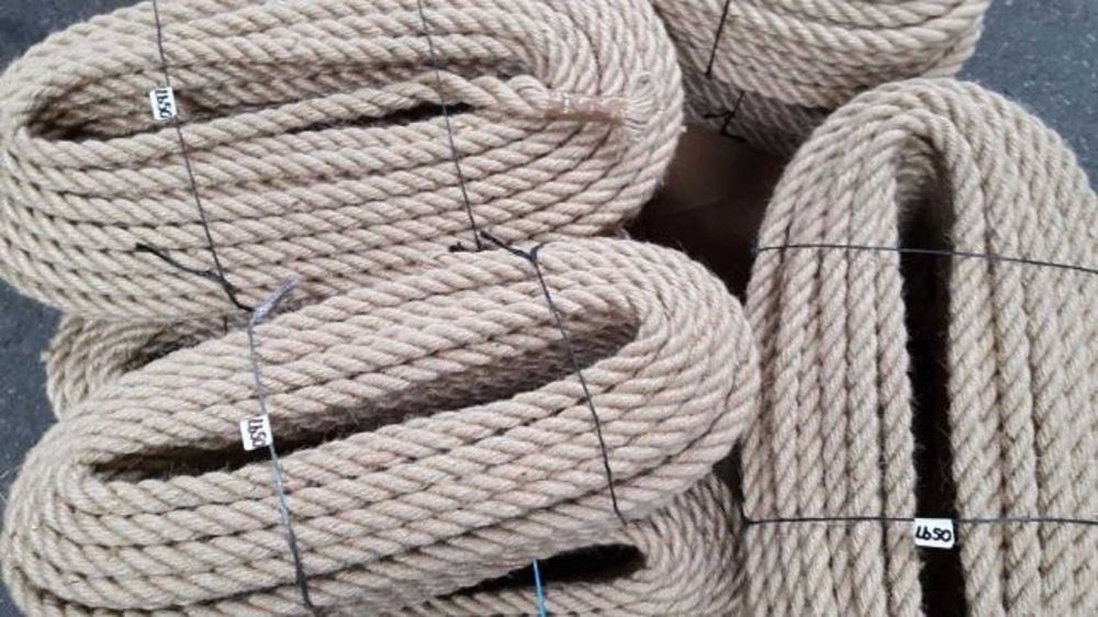 Lina jutowa biała bawełniana linka dekoracyjna sznurek powróz 1,2,3 cm