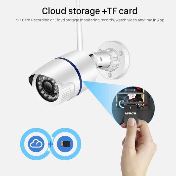 Уличная камера видеонаблюдение 6024PW 5MP WiFi 3,6мм ONVIF