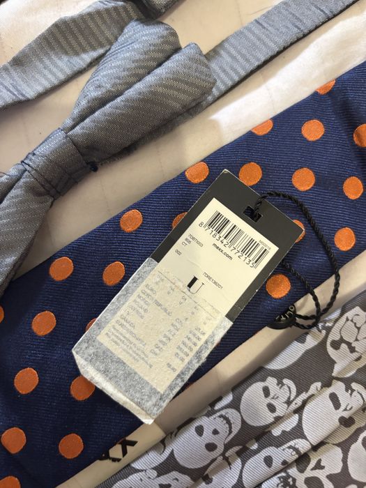 Фирменные новые шелк галстуки МЕХХ (100% шёлк) и бабочки МЕХХ