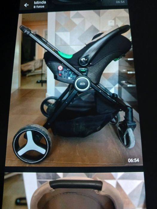 Trio da chicco com  isofix com bastante uso mas em bom estado. Oferta do  marsupio