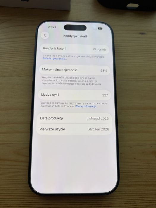 iPhone 17 Pro 256GB Bateria 98%