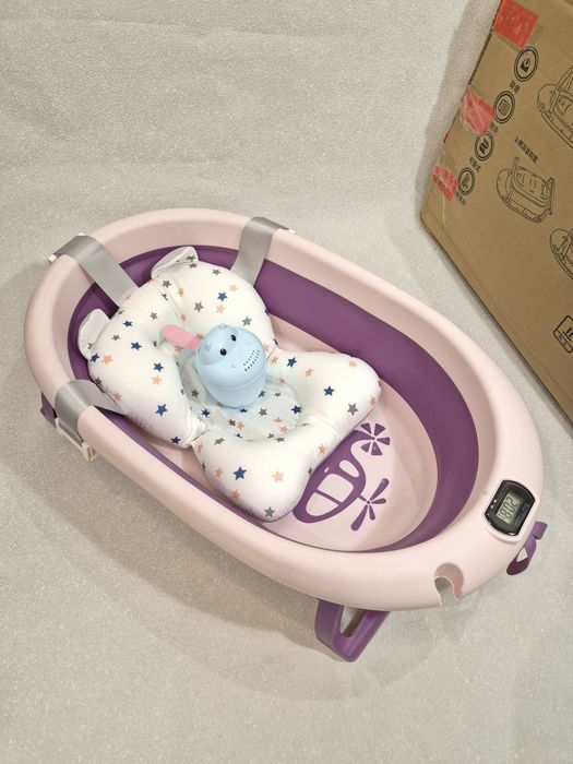 Складная детская ванночка с термометром складна дитяча ванна з термоме