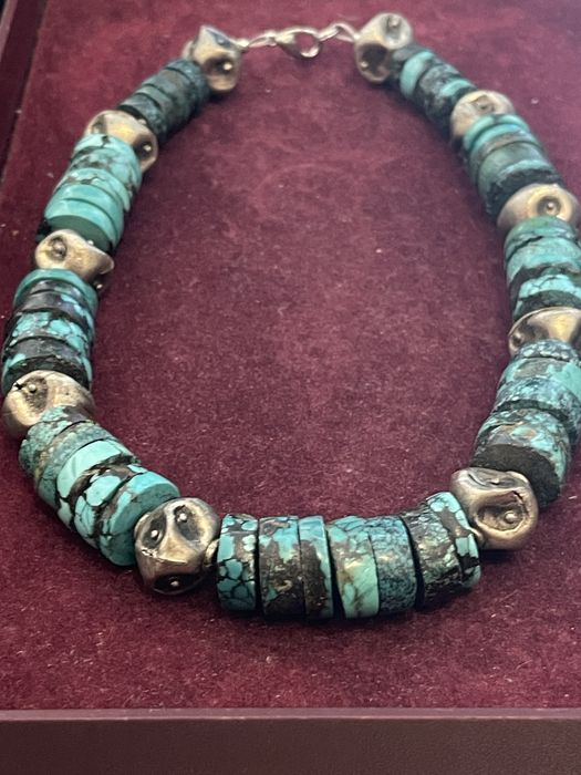 Naszyjnik turkus kamień naturalny