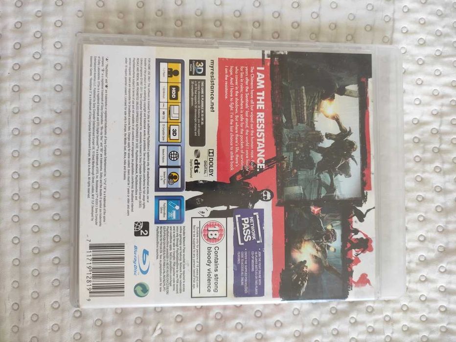 Resistance 3 Ps3 PlayStation 3 - gra NIE odpala sie