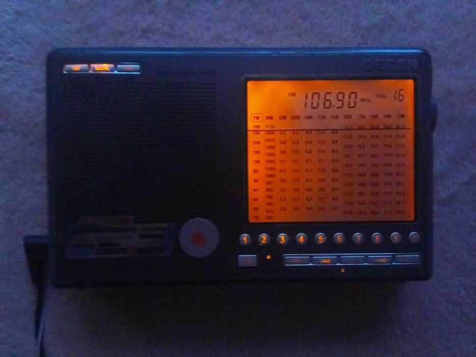 Всехвильовий радіоприймач Degen 1103 DE, PLL