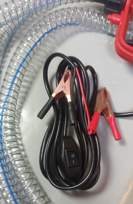 Погружной насос перекачки топлива, воды со шлангом и пистолетом