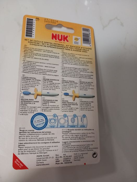 NOVO selado conjunto oral NUK