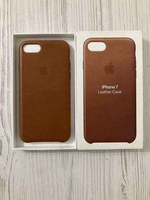 Чехол Leather Case Saddle Brown Iphone 7 8 Se 2020 2022