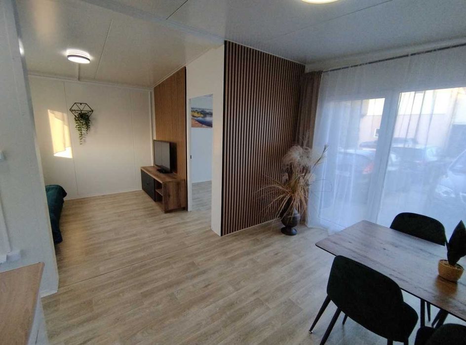 Domek modułowy, całoroczny, letniskowy 35 m2 na zgłoszenie WYPOSAŻONY