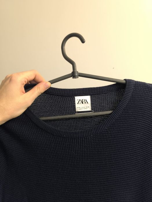 Мужской джемпер Zara / Мужской свитер Зара оригинал, размер M