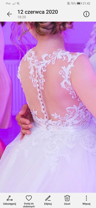 Suknia ślubna 36
