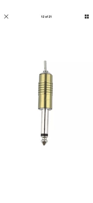 Switch Plug Fonte de Alimentação de Tatuar,Tatuagem,Tattoo Dourado