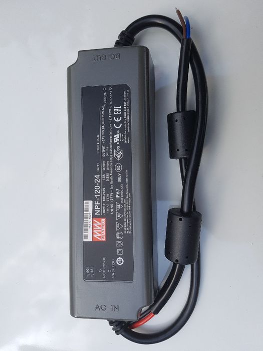 Transformador MEAN WELL NPF-120-24, IP67